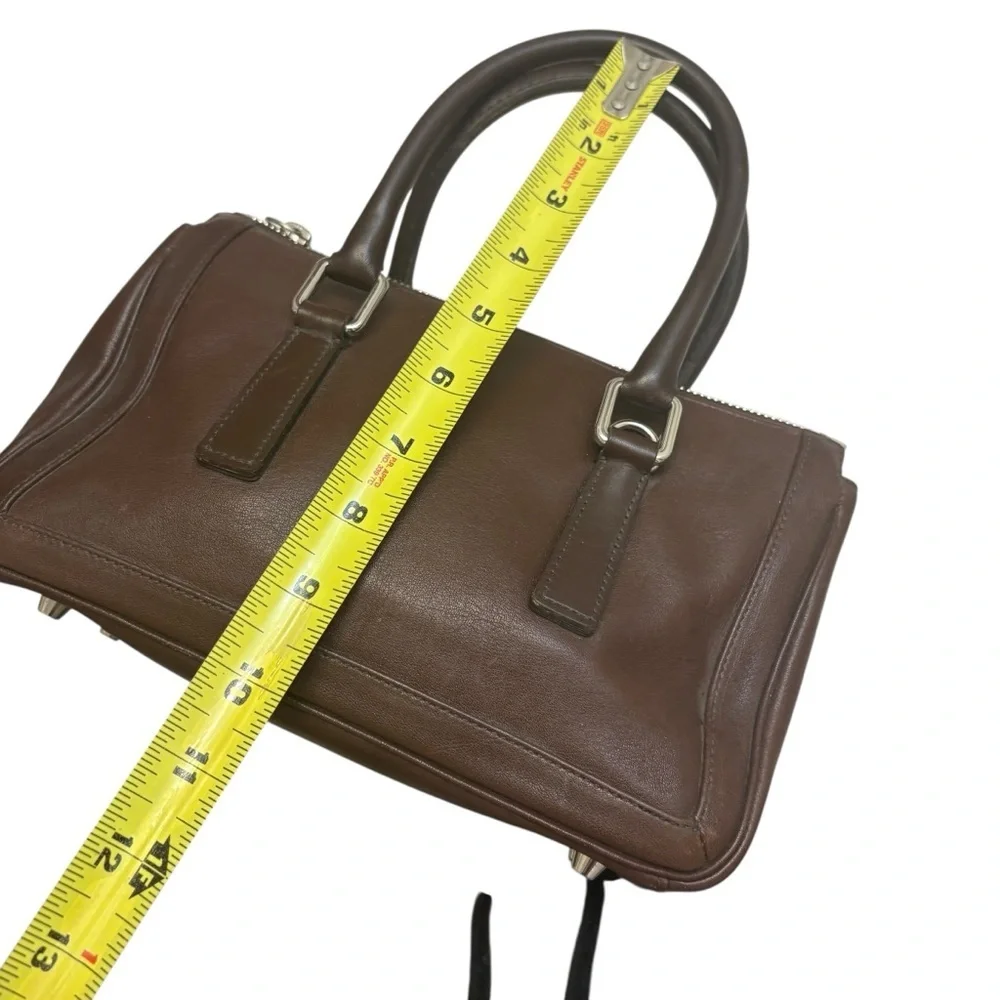 Coach Vintage Brown leather Bonnie’s Legacy 9421 Small Zip Satchel bag RARE